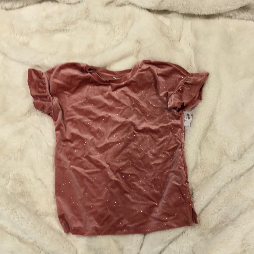 Old navy pink glitter shirt